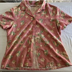 FLORAL COLLARED TEE (ALOHA SHIRT)